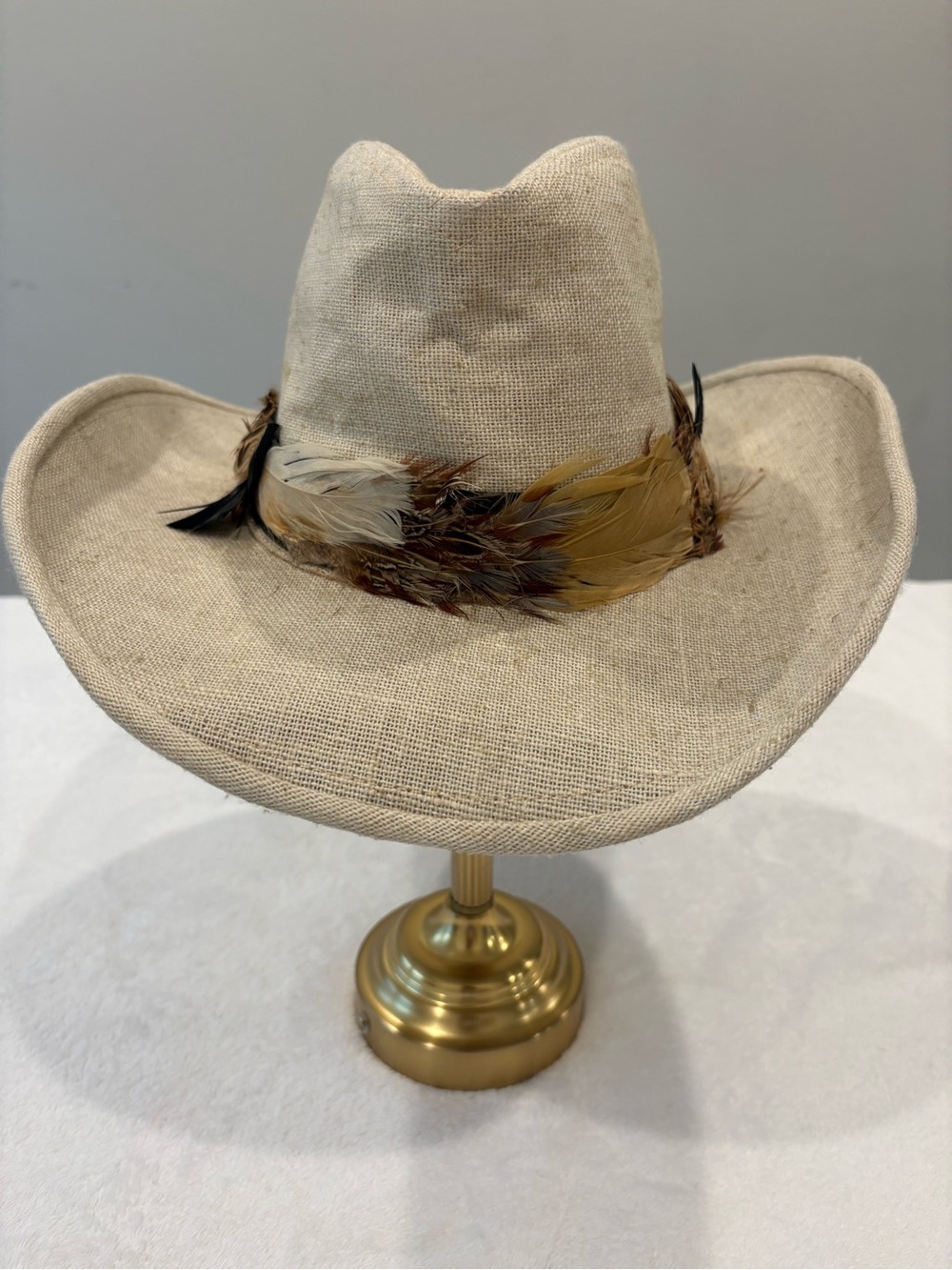 Resistol Western Cowboy Hat / Feather Hat Band / Vintage Western Style - Picture 6 of 7